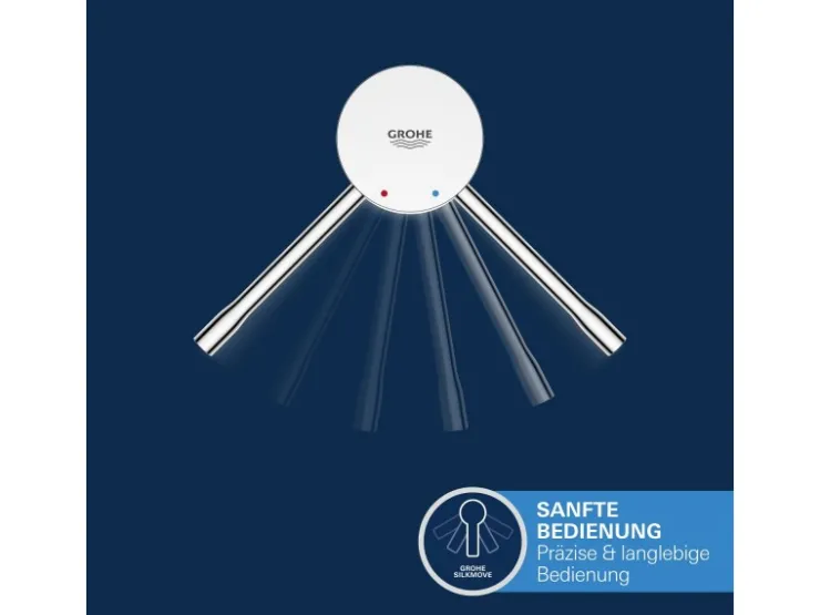 Best Grohe Einhand-Waschtischbatterie Essence S-Size Supersteel