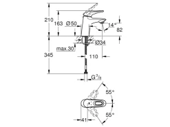 Best Grohe Einhand-Waschtischbatterie Concetto S-Size