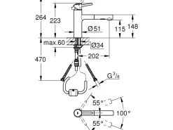 Outlet Küchenarmatur Concetto DN 15 Einhebelmischer