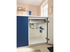 Clearance Küchenarmatur-Set Blue Pure Start Curve mit Mini Aktivkohlefilter Silber Einhebelmischer