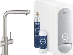 New Grohe L-Auslauf Starter Kit Blue Home Supersteel