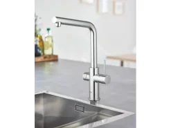 Discount Grohe L-Auslauf Starter Kit Blue Home Chrom