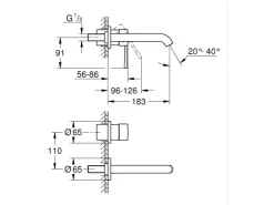 Sale Grohe 2-Loch-Waschtischbatterie Essence Supersteel