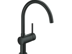 New Minta Spültischbatterie mit C-Auslauf in Velvet Black Einhebelmischer