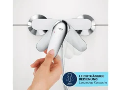 New QuickFix Badewannenarmatur Start Alira Chrom Einhebelmischer