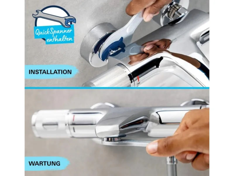 Clearance QuickFix Brausearmatur Start für die Wandmontage Einhebelmischer