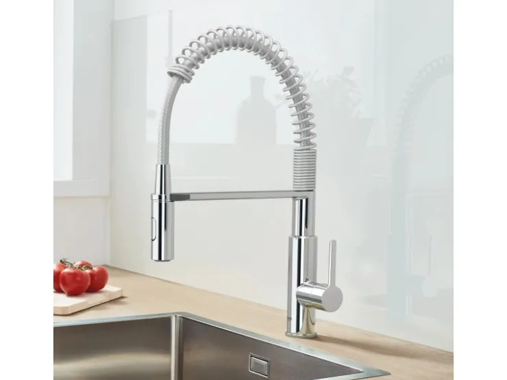 Outlet Grohe QuickFix Einhand-Spültischbatterie Get Chrom