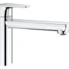 New Grohe QuickFix Einhebel-Spültischarmatur Start Edge Chrom