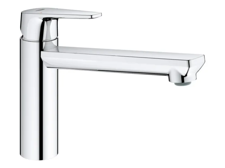 New Grohe QuickFix Einhebel-Spültischarmatur Start Edge Chrom