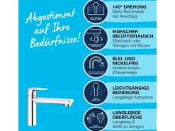 Clearance QuickFix Start Edge Einhand-Spültischbatterie DN 15 Einhebelmischer