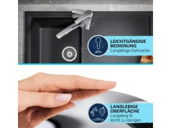 Clearance QuickFix Start Edge Einhand-Spültischbatterie DN 15 Einhebelmischer