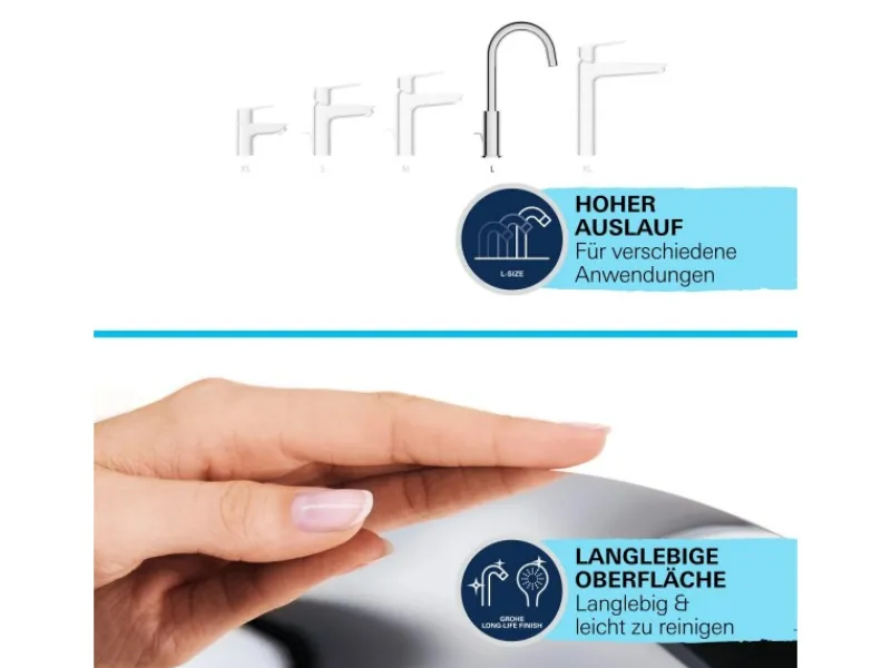 Clearance QuickFix Waschtischarmatur Start L-Size Zugstangen-Ablaufgarnitur 1 1/4" Zubehör Für Küchenarmatur|Ersatzteile Küchenarmatur