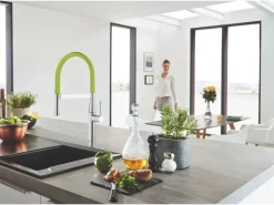 Discount Grohe Schlauchauslauf GrohFlexx Küche Grün für Einhand-Küchenarmatur Essence