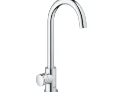 New Standventil und Boiler Red Mono Größe-M Chrom Einhebelmischer