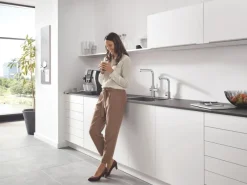 Discount Standventil und Boiler Red Mono Größe-M Chrom Einhebelmischer