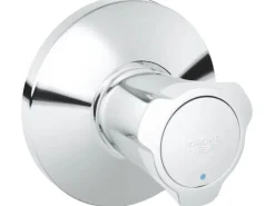 Grohe Wandauslaufventil<UP-Ventil Oberbau Costa Chrom Markierung Blau