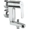 Outlet Vertica-Einhand-Wannenbatterie Eurostyle Cosmopolitan Chrom Einhebelmischer