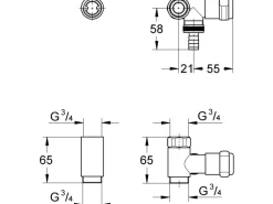 Clearance Was Ventil Batterie DN 20 Ersatzteile Küchenarmatur