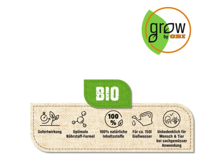 Clearance GROW by OBI BIO Garten- und Gemüse-Dünger, 1l