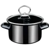 Outlet Bratentopf Profi Black Star mit Glasdeckel 16Cm Pfannen