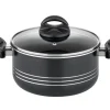 Discount GSW Kochtopf Set Milano Nero 16 Teillig