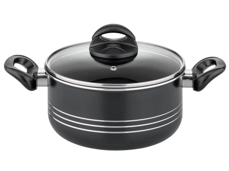 Discount GSW Kochtopf Set Milano Nero 16 Teillig