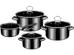 New Kochtopf Set Profi Black Star 7 Teillig Pfannen