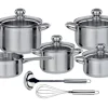 GSW Pfannen<Kochtopf Set Silver Star 11 Teilig
