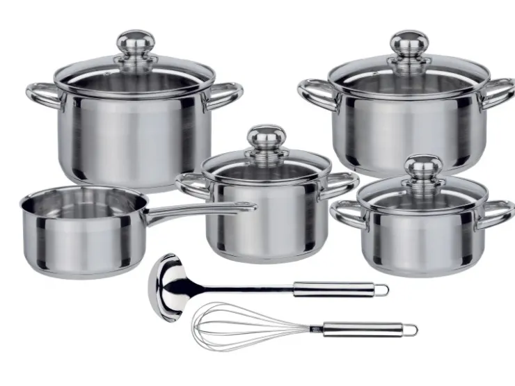 GSW Pfannen<Kochtopf Set Silver Star 11 Teilig