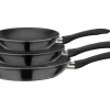 Hot GSW Pfannen Set Nova 3 Teillig Schwarz