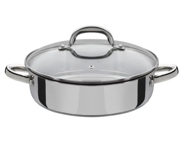 Outlet GSW Servierpfanne Montreal mit Glasdeckel 24Cm