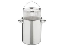 Hot GSW Spargeltopf mit Glasdeckel und Einsatz 16Cm