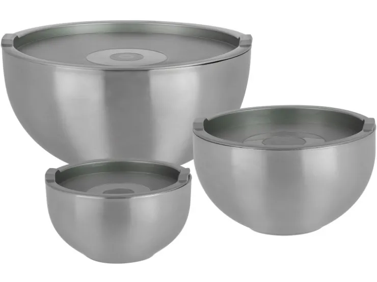 Hot GSW Thermoschüssel Set 6 Teile mit Kunststoffdeckel