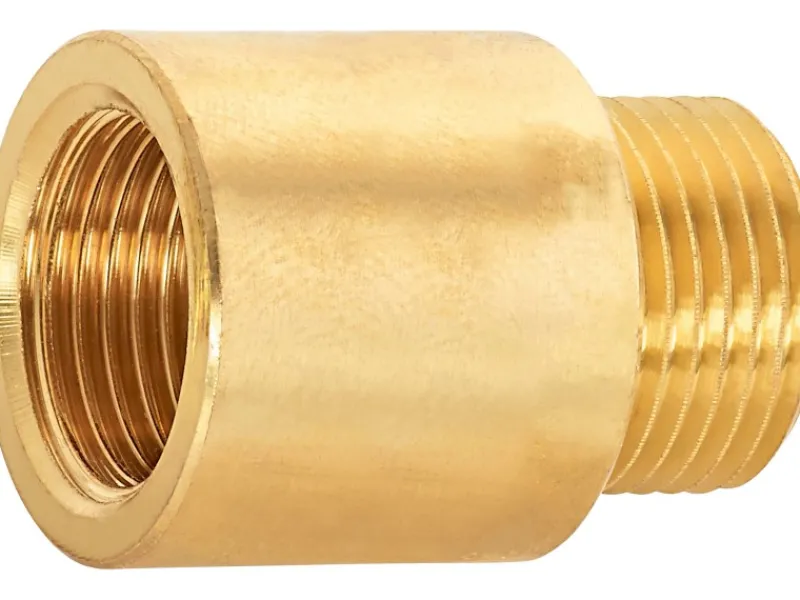 Best Hahnverlängerung 14,9 mm (Rp 3/8) x 16,7 mm (R 3/8) Messing 20 mm Ersatzteile Küchenarmatur