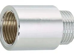 Clearance Hahnverlängerung 18,6 mm (Rp 1/2) x 21 mm (R 1/2) Messing Verchromt 30 mm