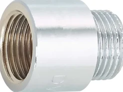Zubehör Für Küchenarmatur<Hahnverlängerung 18,6 mm (Rp 1/2) x 21 mm (R 1/2) Messing Verchromt 20 mm