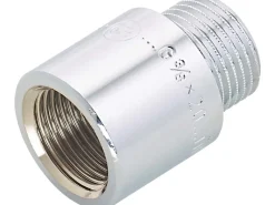 Best Hahnverlängerung 14,9 mm (Rp 3/8) x 16,7 mm (R 3/8) Messing Verchromt 20 mm Zubehör Für Küchenarmatur|Ersatzteile Küchenarmatur