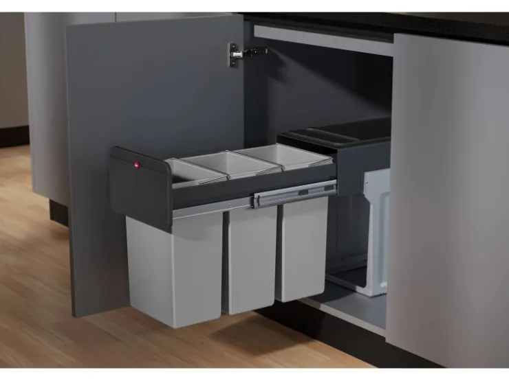 Sale Hailo Einbau-Mülleimer EB-X Trio 30 l