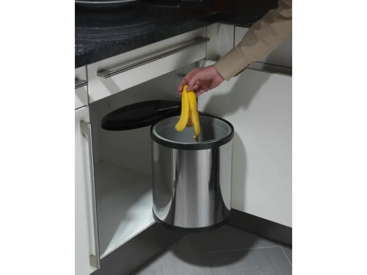 Sale Hailo Mülleimer Compact Box 15 l Edelstahl