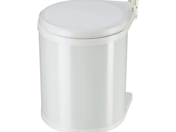 Discount Hailo Mülleimer Compact Box 15 l Stahlblech Reinweiß