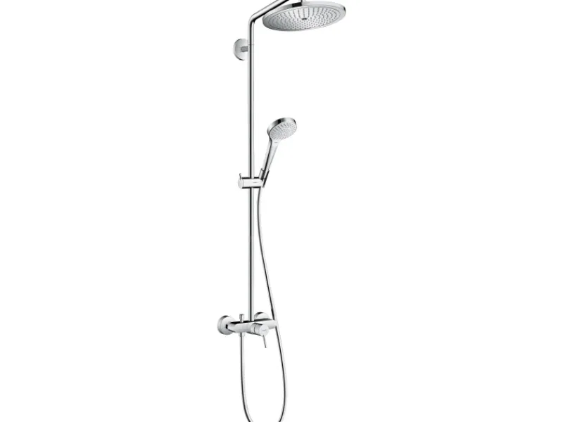 Online Croma Select S Showerpipe 280 1jet mit Einhebelmischer Chrom Einhebelmischer