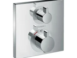 Hansgrohe Einhebelmischer<Ecostat Square Thermostat Unterputz für 1 Verbraucher Chrom