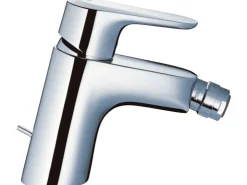 Hansgrohe Einhebelmischer<Einhebel-Bidetmischer Ecos 50 mit Zugstangen-Ablaufgarnitur Chrom