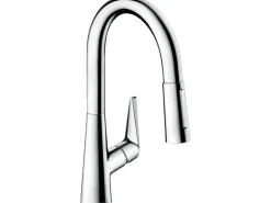 Hansgrohe Einhebelmischer<Einhebel-Küchenarmatur Talis S 160 mit Ausziehbrause Chrom