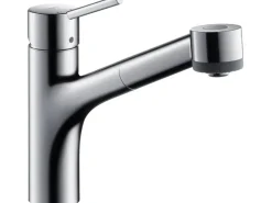 Sale Hansgrohe Einhebel-Küchenarmatur Talis S mit Ausziehbrause Chrom
