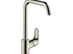 Hansgrohe Einhebelmischer<Einhebel-Küchenmischer Focus 260 mit Schwenkauslauf Edelstahl Finish