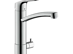 Hansgrohe Einhebelmischer<Einhebel-Küchenmischer Focus 200 mit Geräteabstellventil Chrom
