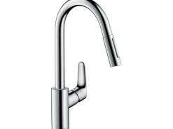 Hot Einhebel-Küchenmischer mit Ausziehbrause M4116-H240 Chrom Einhebelmischer