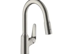 Online Hansgrohe Einhebel-Küchenmischer m. Ausziehbrause M429-H180 Edelstahl Finish