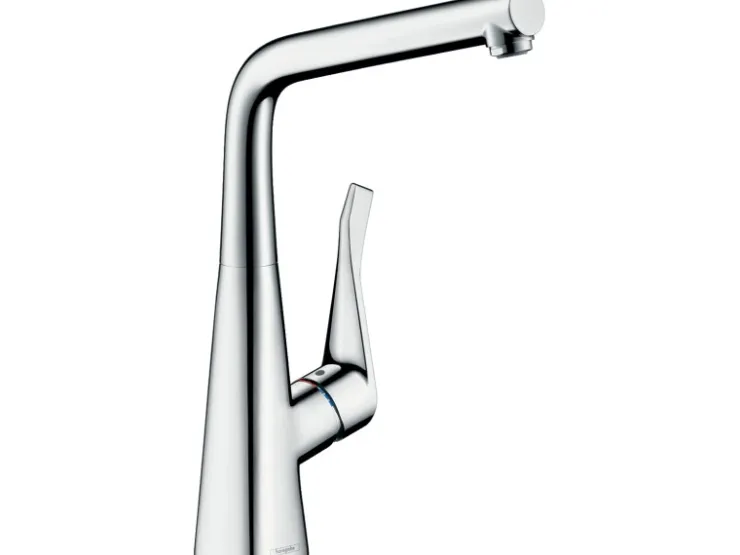 Sale Hansgrohe Einhebel-Küchenmischer Metris 320 für Vorfenstermontage Chrom